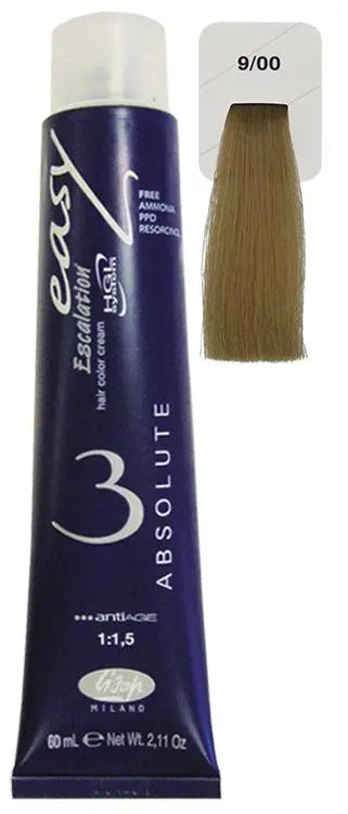 Lisap Easy Absolute 3 Ammonia Free Permanent Color 9/00 Lisap