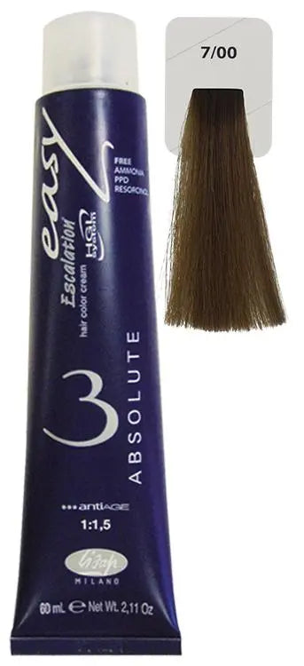 Lisap Easy Absolute 3 Ammonia Free Permanent Color 7/00 Lisap