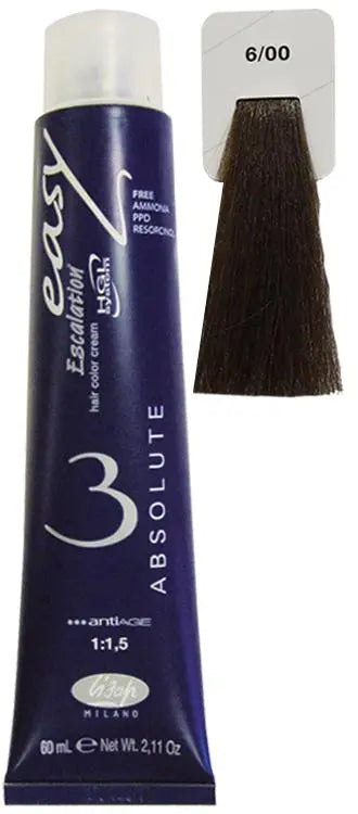 Lisap Easy Absolute 3 Ammonia Free Permanent Color 6/00 Lisap