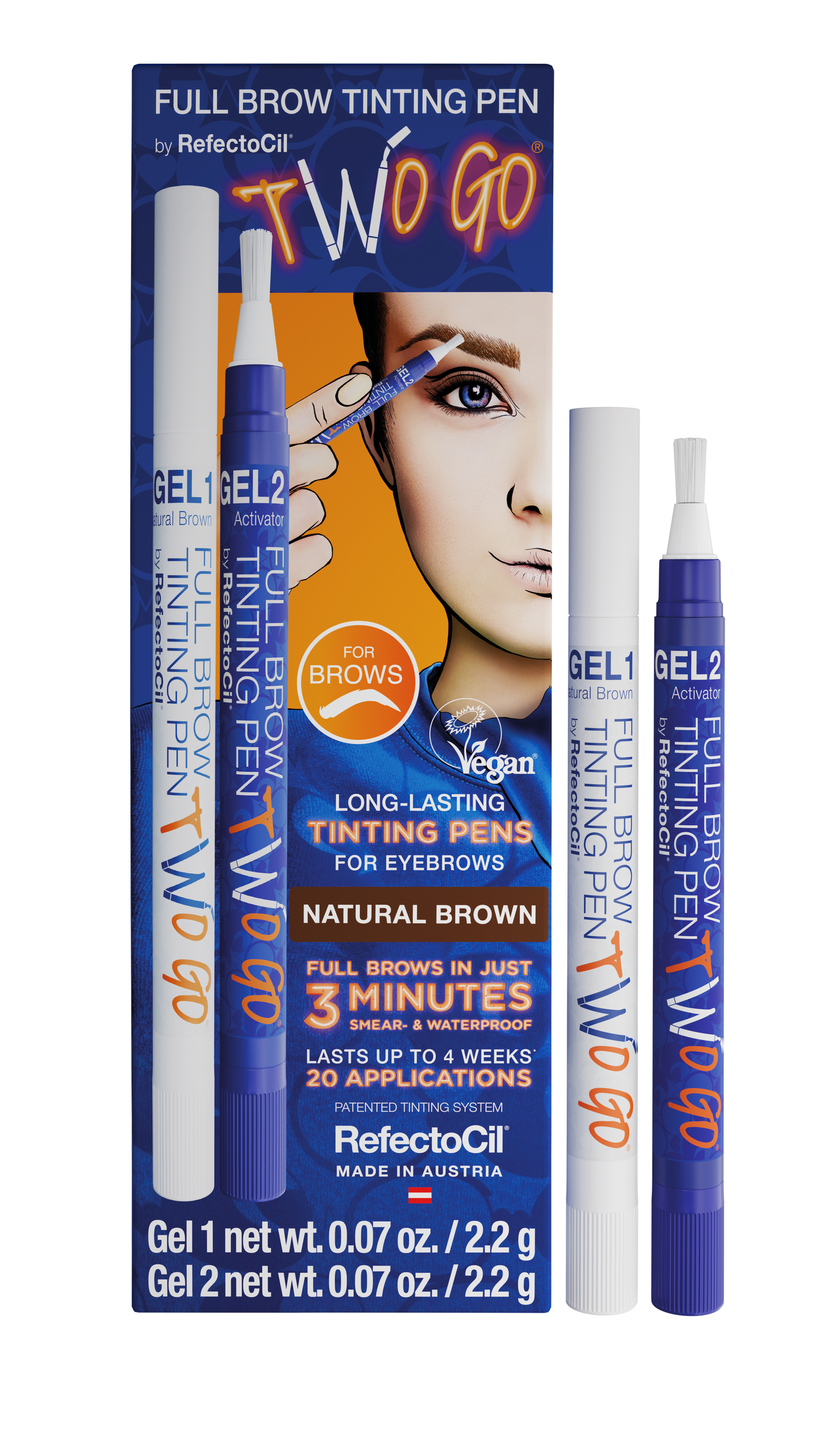 RefectoCil Two Go Brow Pen – Natural Brown