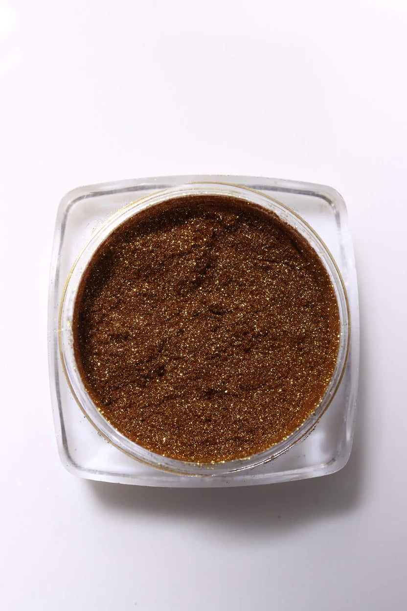 Mini Mani Moo! Chrome Powder - Gold - .05 oz. (1.5 gr) - PinkPro Beauty Supply