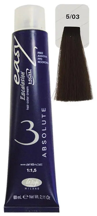 Lisap Easy Absolute 3 Ammonia Free Permanent Color 5/03 Lisap