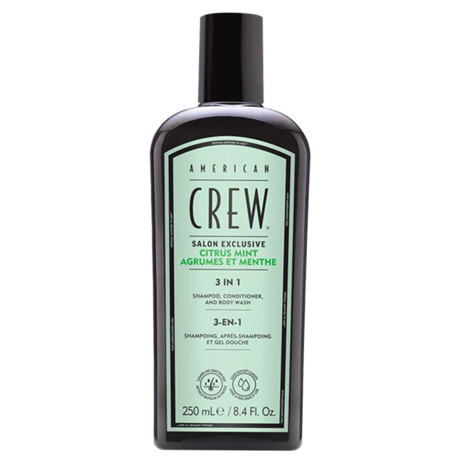 American Crew 3-in-1 Citrus Mint Shampoo, Conditioner & Body Wash - 8.4 oz.