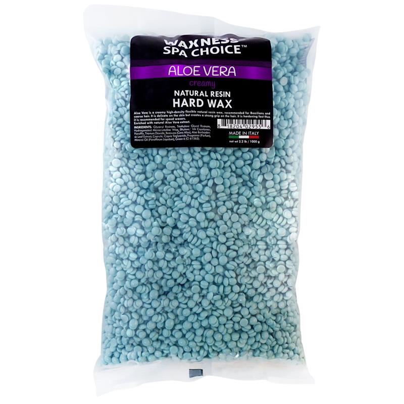 Waxness Spa Choice Aloe Vera Hard Wax Beads 35.27 oz (2.2lbs)