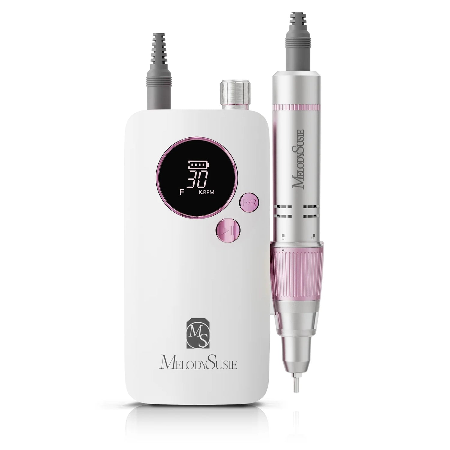 MelodySusie (SC320F) Rechargeable Nail Drill 30000RPM - Pink - PinkPro Beauty Supply