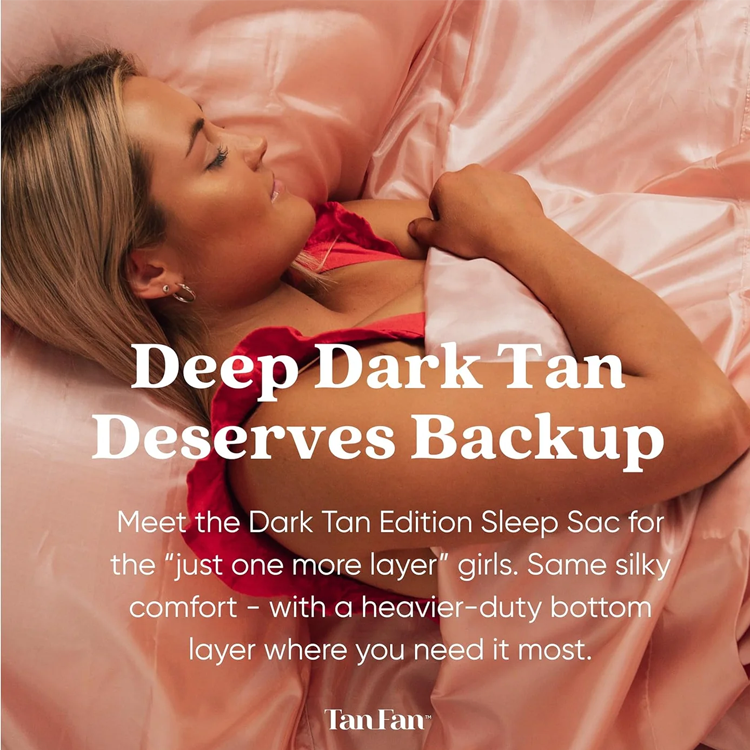 Tan Fan Sleep Sac Pink - Dark Tanner