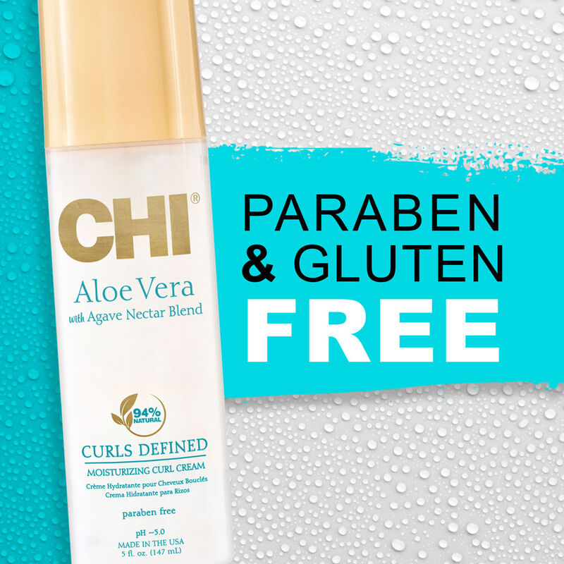 CHI Aloe & Agave Moisturizing Curl Cream 5 oz. - PinkPro Beauty Supply