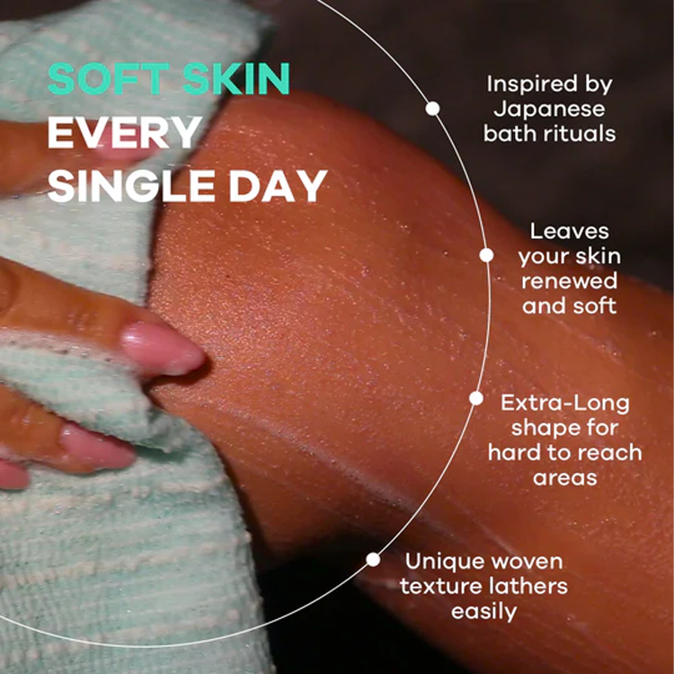 Dermasuri Japanese Exfoliating Shower Towel