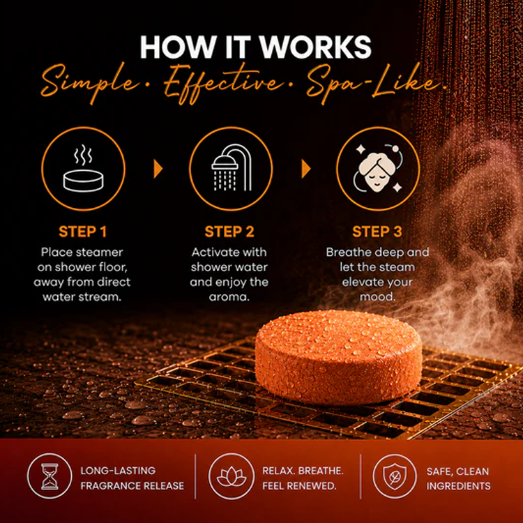Dermasuri Shower Steamer - Island Spice