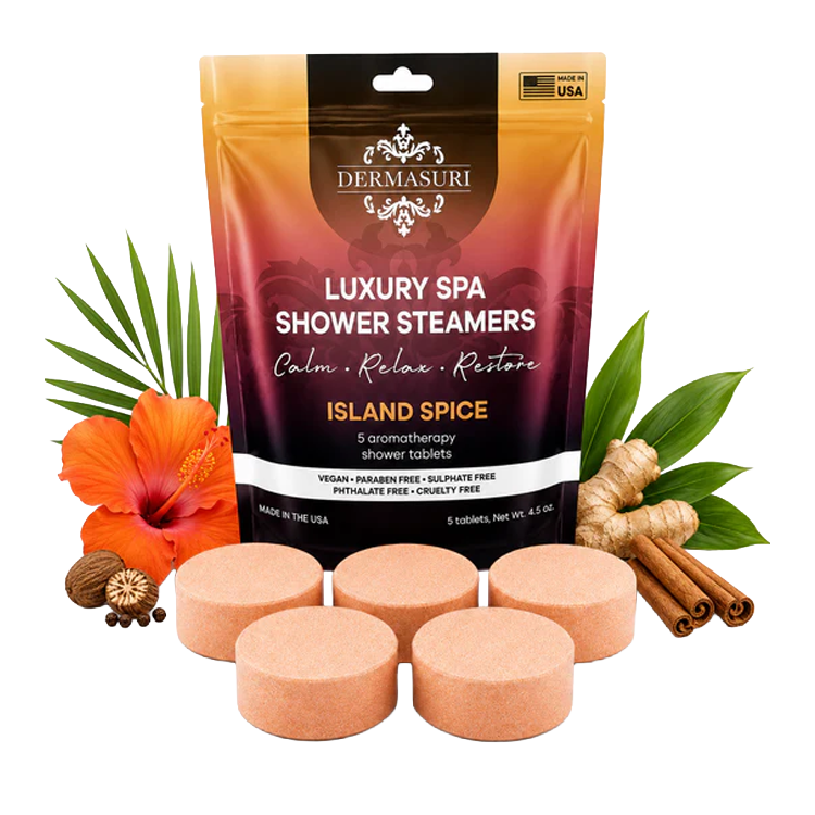 Dermasuri Shower Steamer - Island Spice
