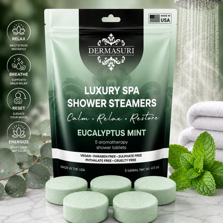 Dermasuri Shower Steamer - Eucalyptus Mint