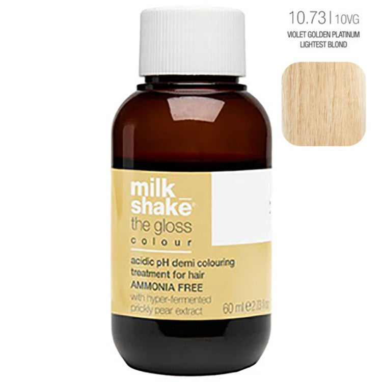 Milk_Shake The Gloss Marble Blend Demi-Permanent Color - 10.37/10VG Golden Violet Platinum Lightest Blond - PinkPro Beauty Supply