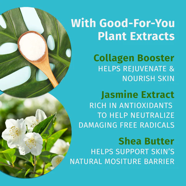 Hempz Sweet Jasmine & Rose Herbal Body Serum with Collagen Booster - 8.5 oz. - PinkPro Beauty Supply