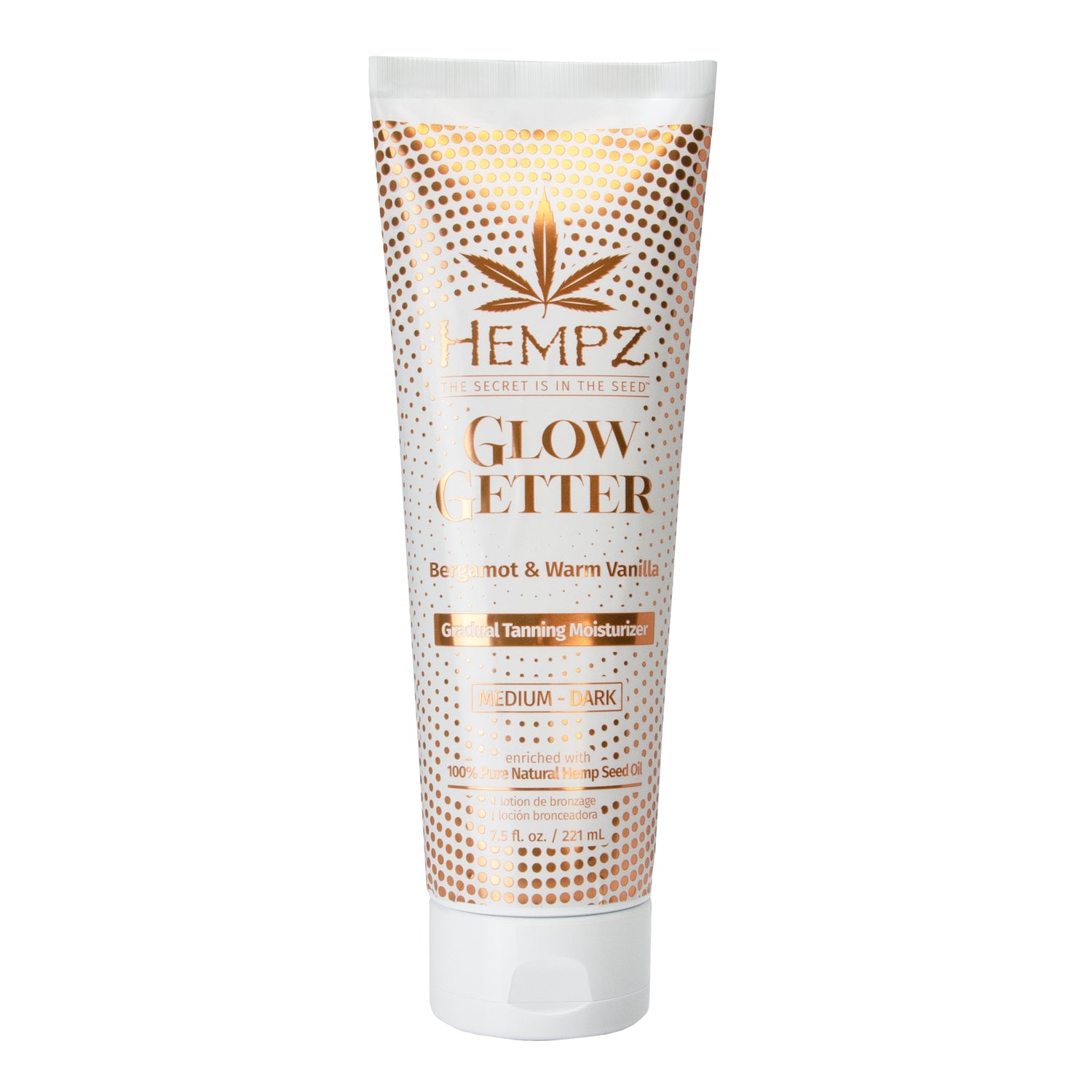 Hempz Glow Getter Gradual Tanning Moisturizer Medium/Dark - 7.5 oz. - PinkPro Beauty Supply