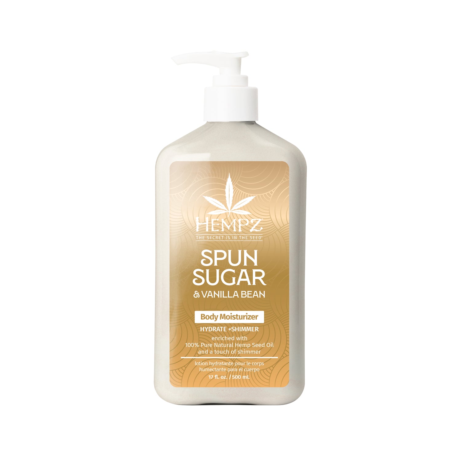 Hempz Spun Sugar & Vanilla Bean Moisturizer - 17 oz. - PinkPro Beauty Supply