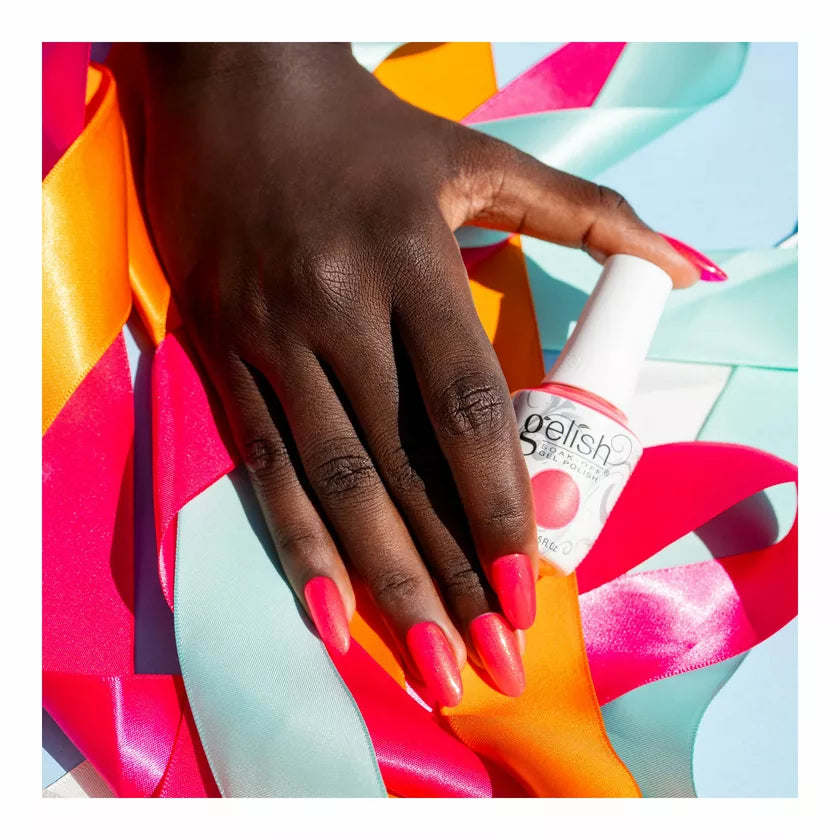 Gelish Soak-Off Gel Polish Hip Hot Coral 0.5 oz.
