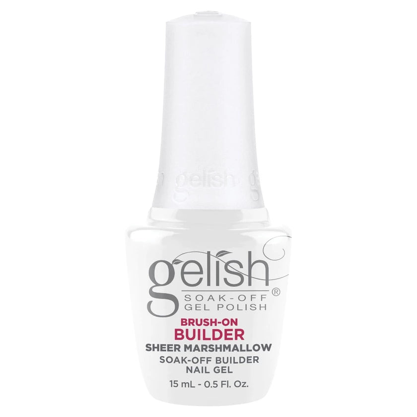 Gelish Hema-Free Brush-On Builder Sheer Marshmallow .5 oz