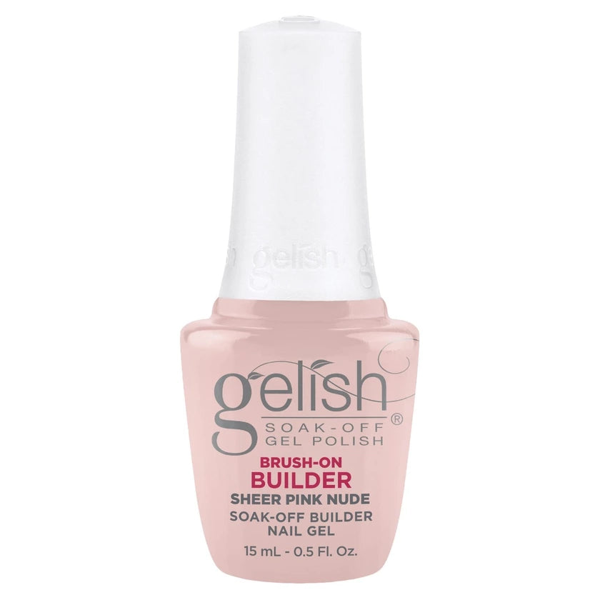 Gelish Hema-Free Brush-On Builder Sheer Pink Nude .5 oz