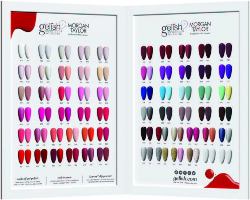 Gelish & Morgan Taylor Colorbook PinkPro Beauty Supply