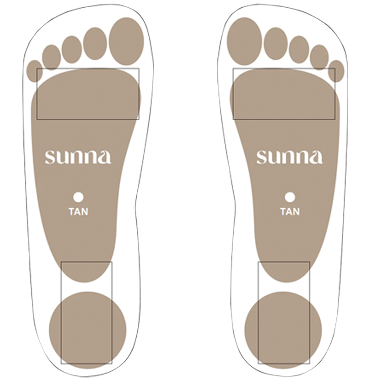 Sunna Foot Stickies 50 Pair Pack