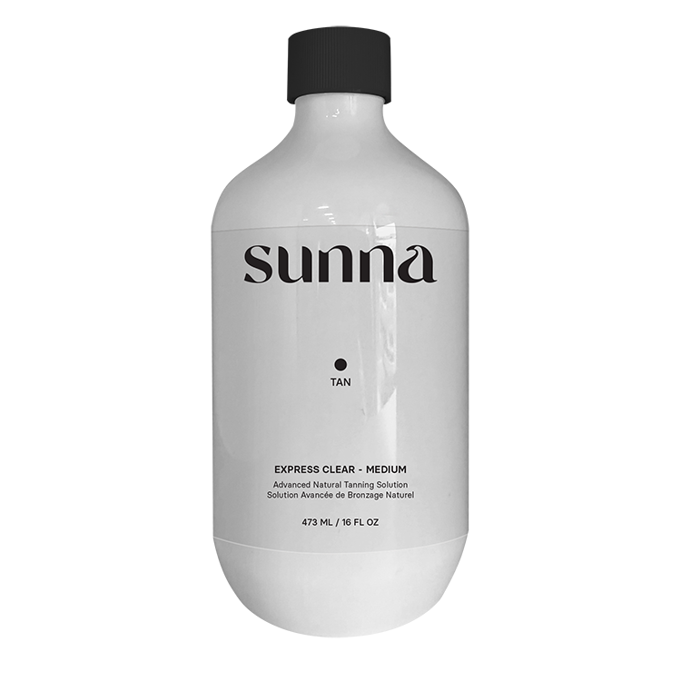 Sunna Tan Clear Express Tanning Solution 16 oz. - Medium - PinkPro Beauty Supply