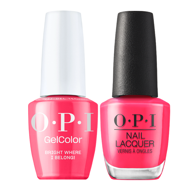 OPI Duo Trip to the Brite Side Collection - Bright Where I Belong! .5 oz.