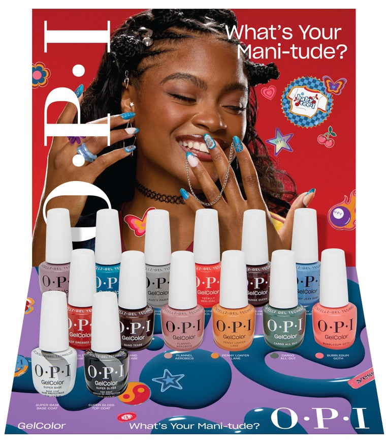 OPI GelColor What's Your Mani-tude? Collection - 14 Piece Display