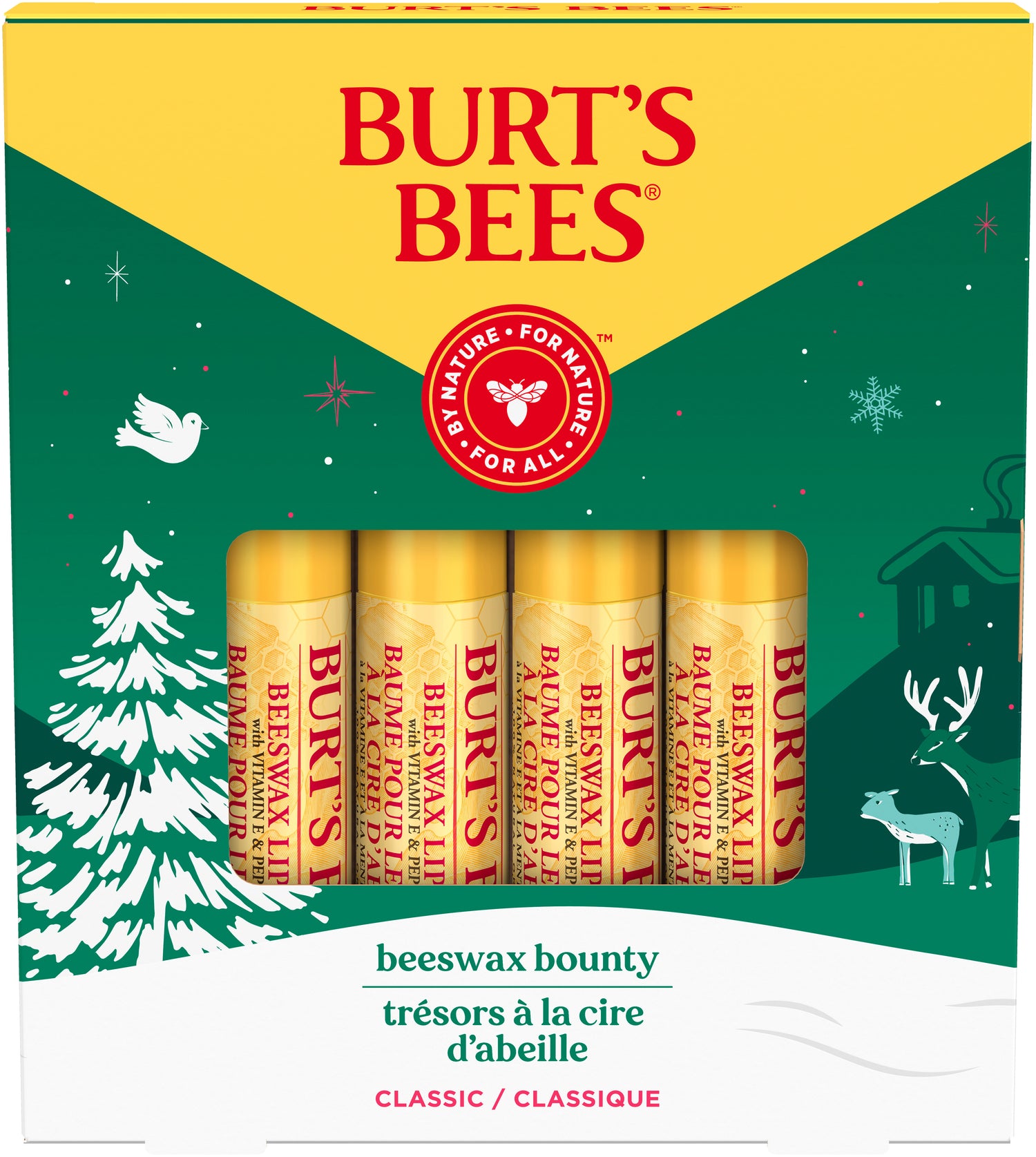 Burts Bees - Lip Balm Gift Set Classic 4 Pack