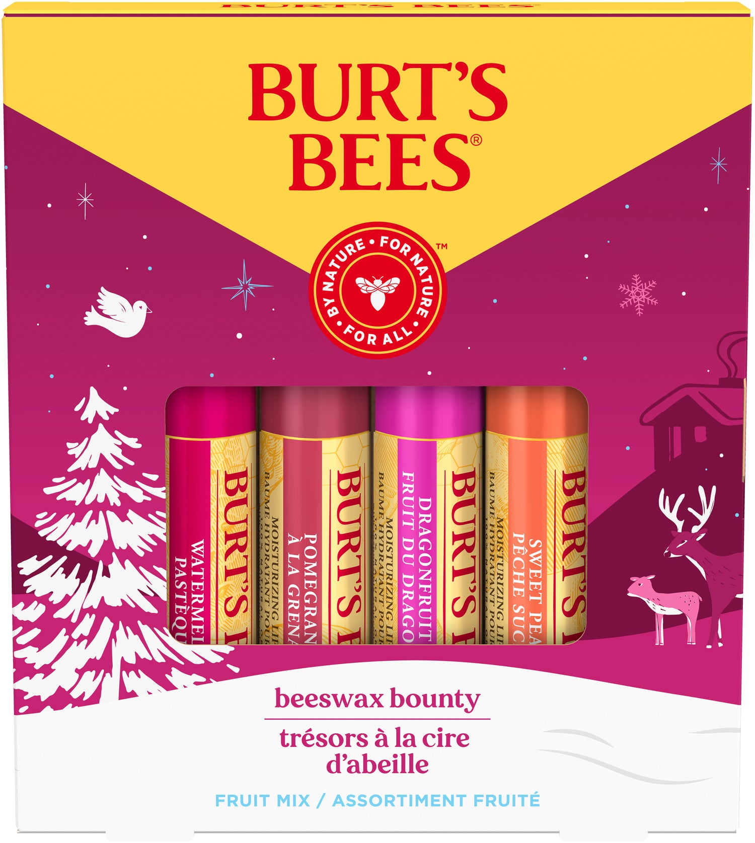 Burts Bees - Lip Balm Gift Set Fruit 4 Pack