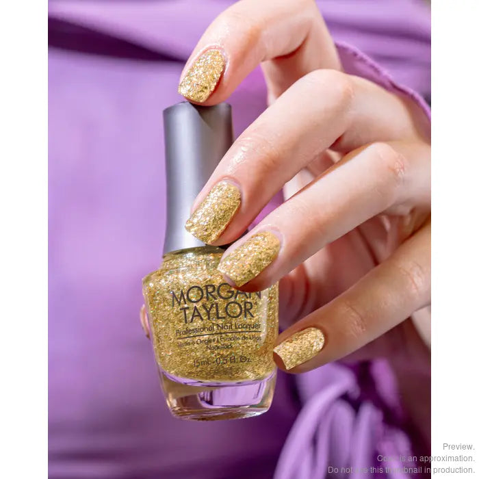 Morgan Taylor Nail Lacquer - All That Glitters Is Gold