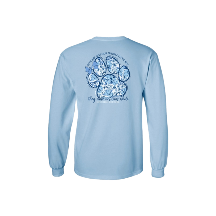 Southern Couture Pets Long Sleeve Shirt - Light Blue