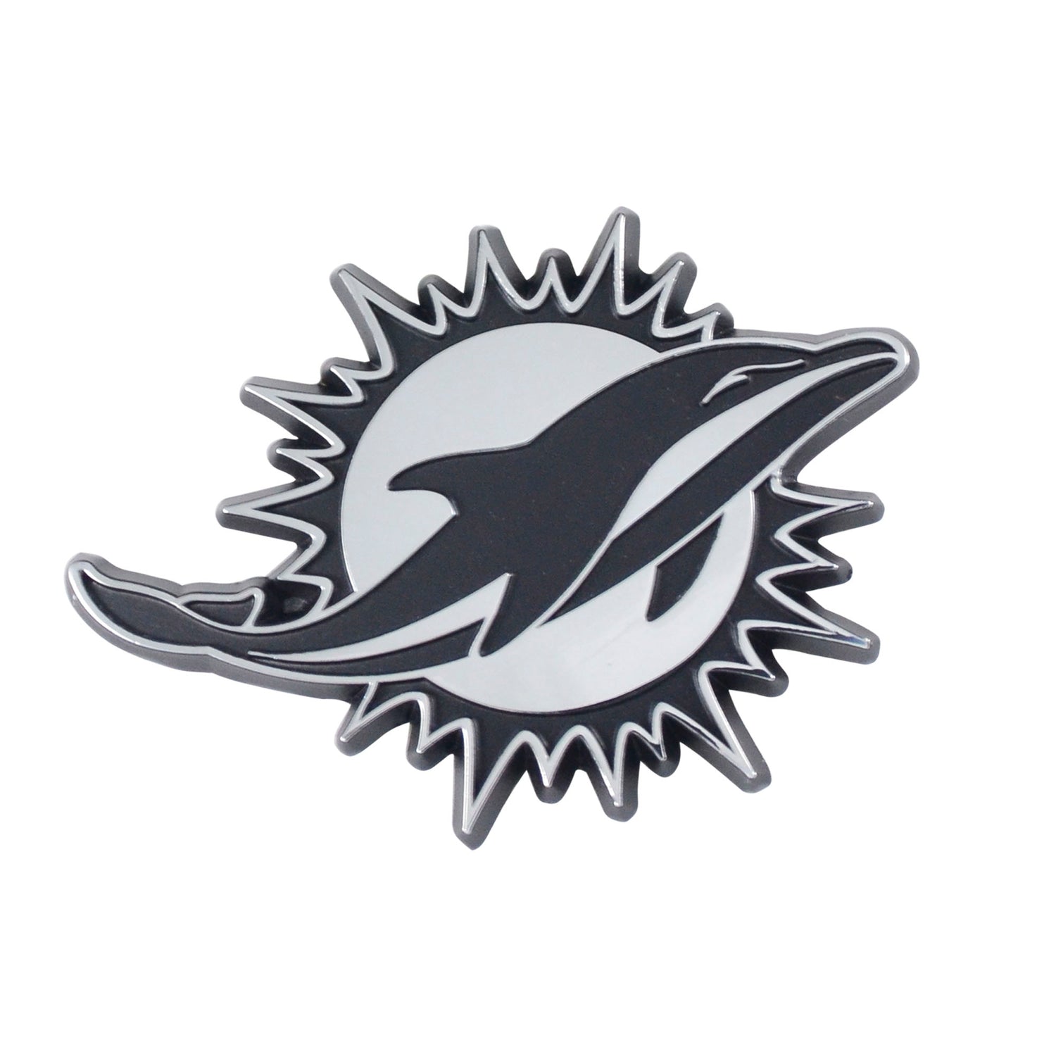 Fanmats Miami Dolphins Emblem - Chrome