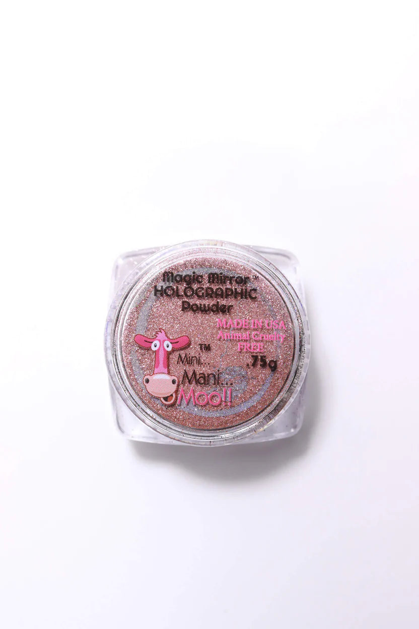Mini Mani Moo! Holographic Pink - .026 oz. (.75gr) - PinkPro Beauty Supply