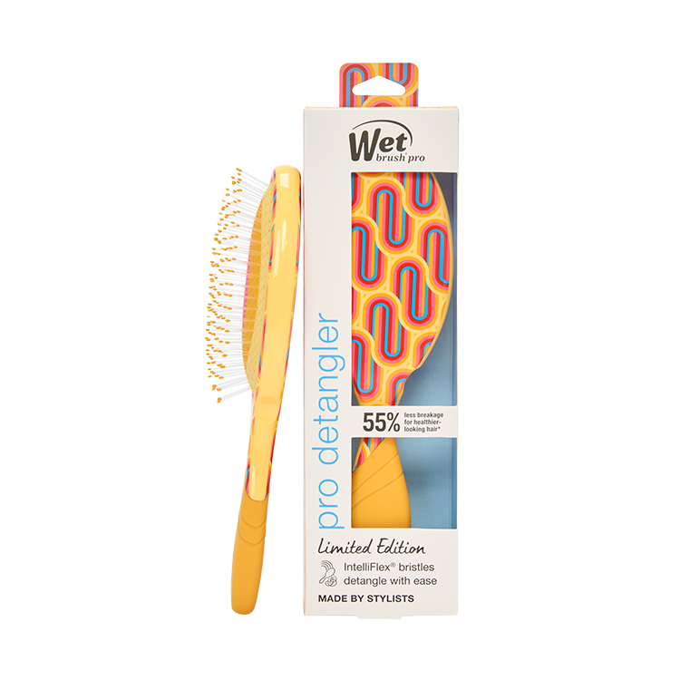 Wet Brush Original Detangler Brush - Retro Sport Yellow