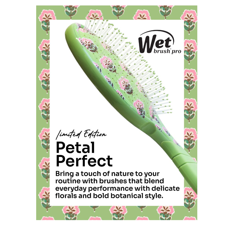 Wet Brush Original Detangler – Petal Perfect Green Garden