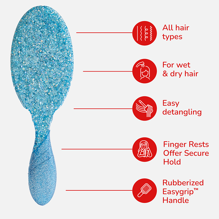 Wet Brush Winter Wonderland Pro Detangler – Blue