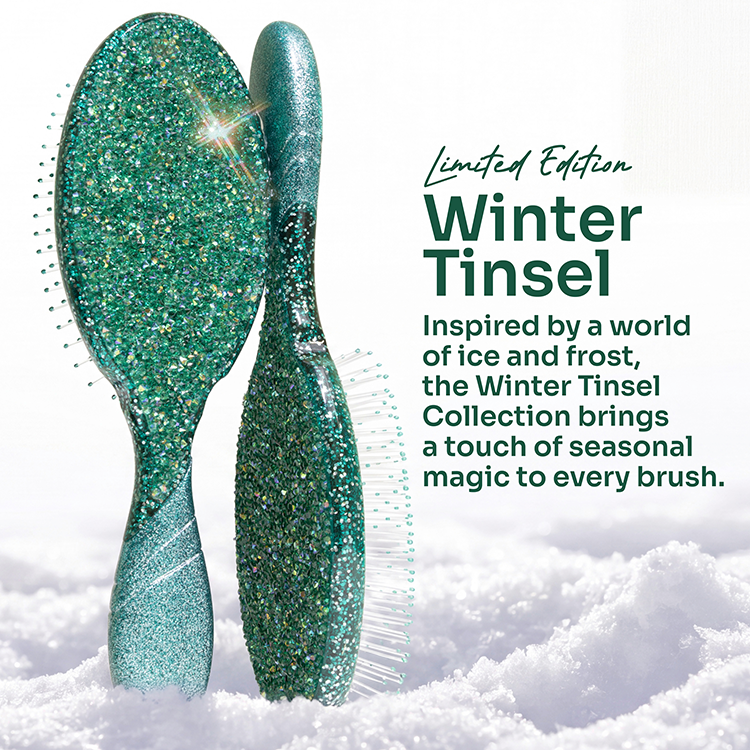 Wet Brush Winter Wonderland Pro Detangler – Green