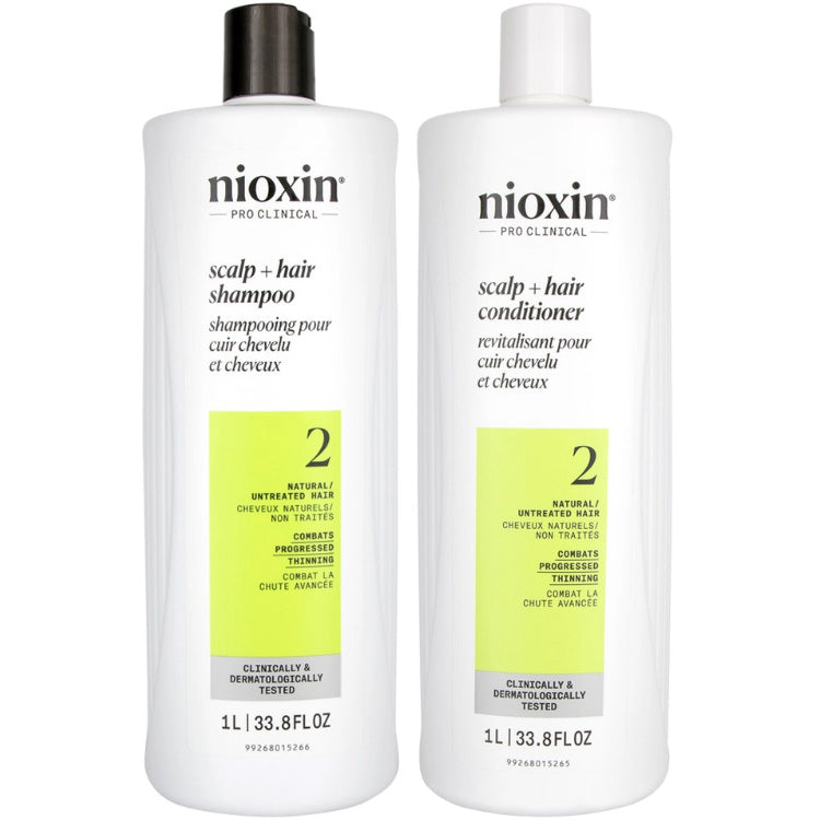 Nioxin System 2 Shampoo & Conditioner Duo 33.8 oz. Nioxin