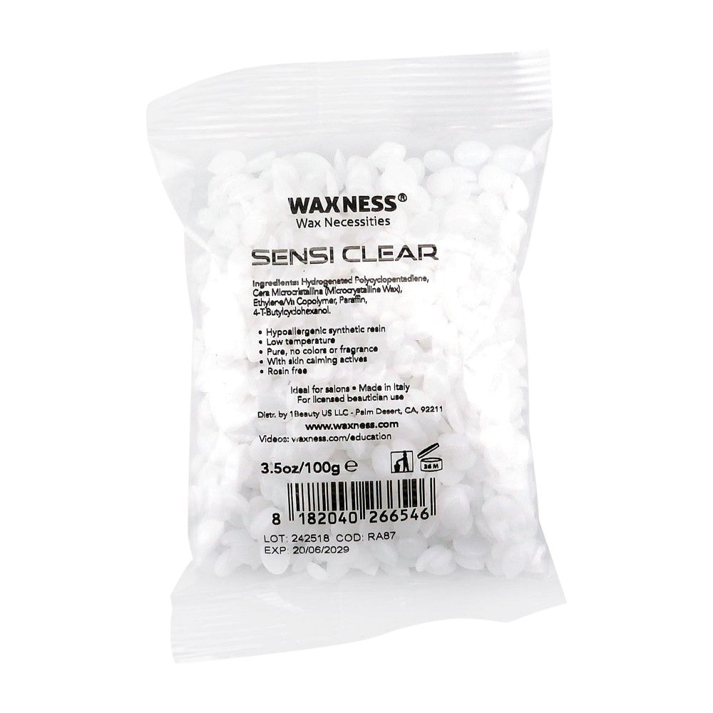 Waxness Sensi Clear Rosin Free Hard Wax 3.3 oz / 100 g