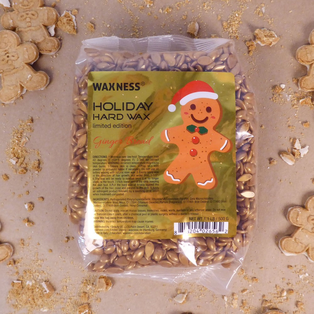 Waxness Holiday Limited Edition Hard Wax Gingerbread 1.1 lb / 500g