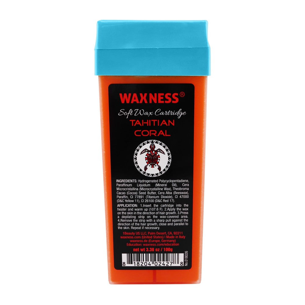 Waxness Soft Wax Cartridge Tahitian Coral 3.38 oz / 100 g Pack of 4