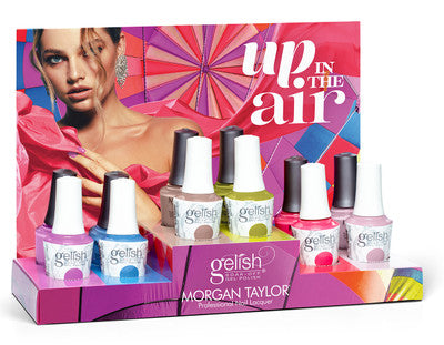 Gelish & Morgan Taylor Up In The Air Collection 12 Mixed Piece Display