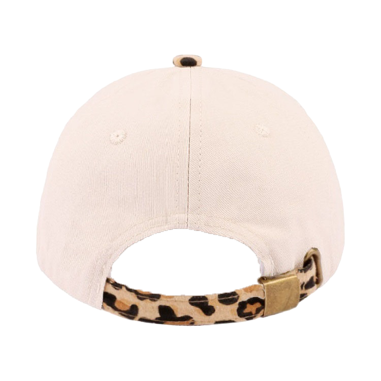 Zenana Cap Two Tone Leopard Bride