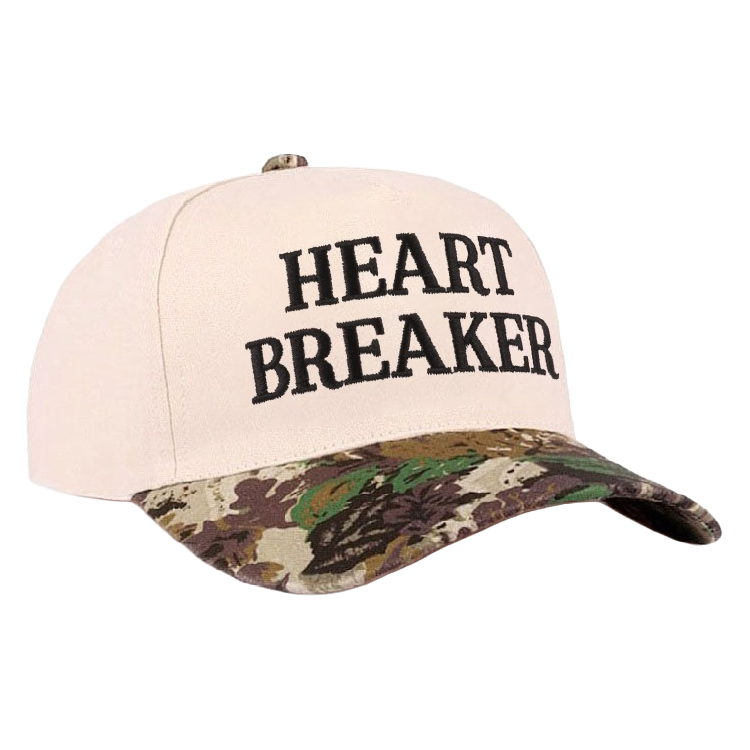 Zenana Cap Two Tone Heart Breaker Camo