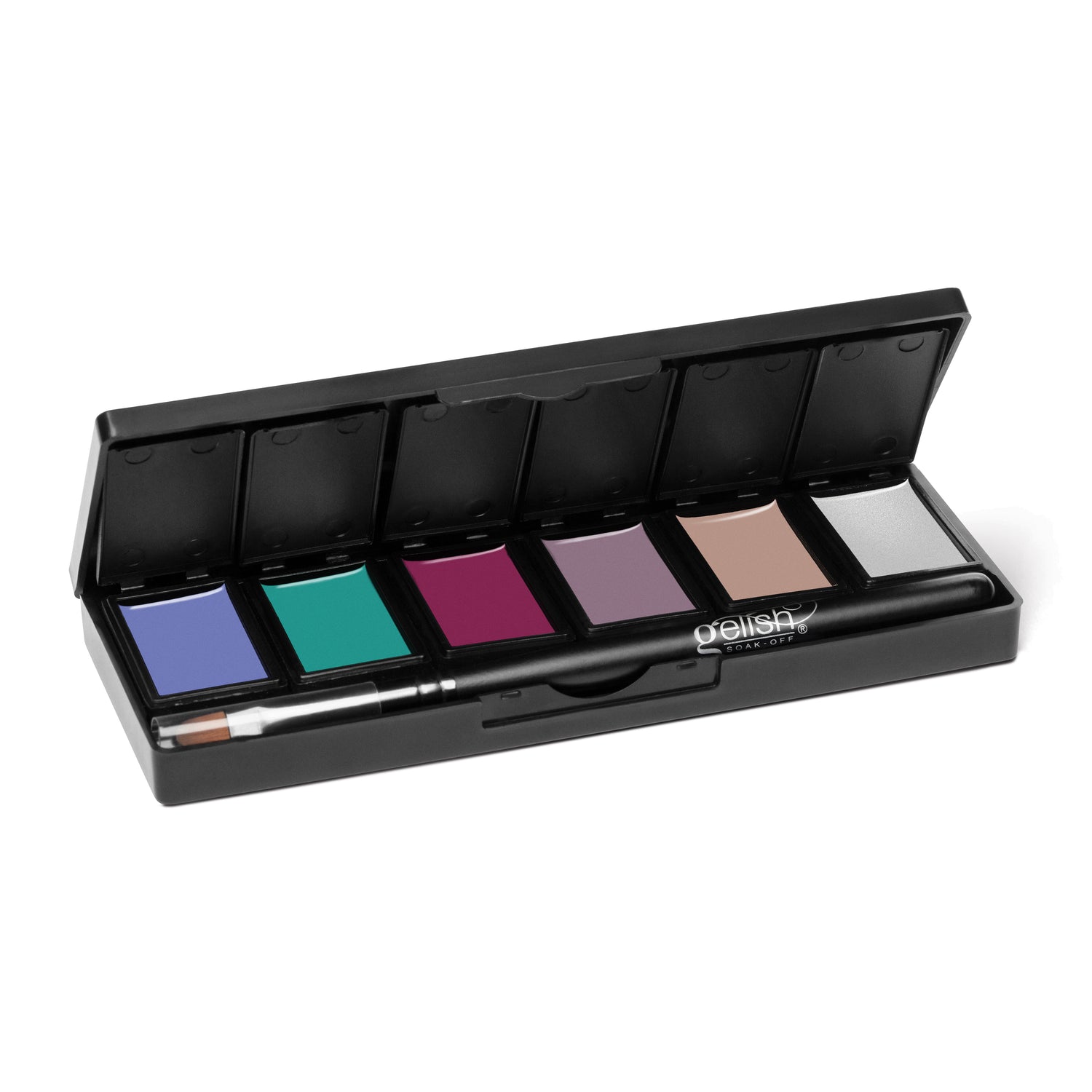Paleta de gel en crema de belleza elegante Gelish
