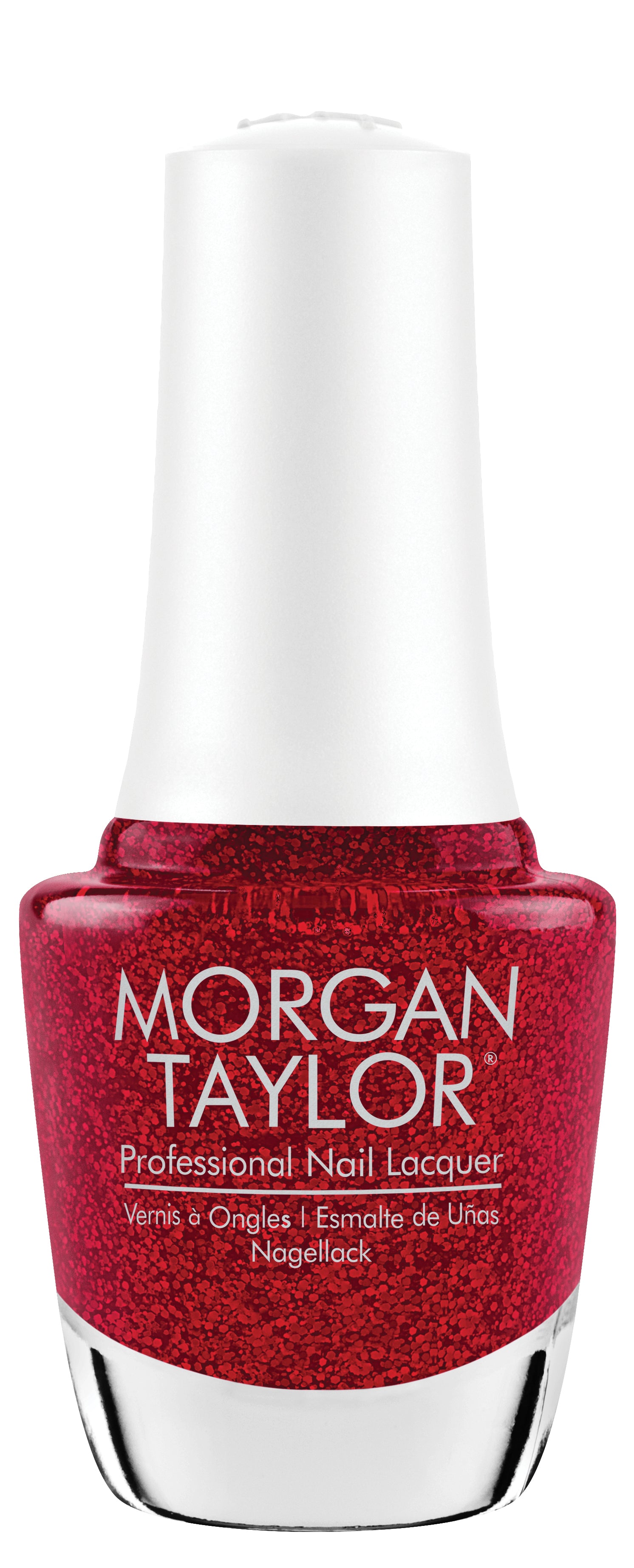 Morgan Taylor Nail Lacquer Floral Wonderland Collection - Poinsettia Stardust 0.5 oz.