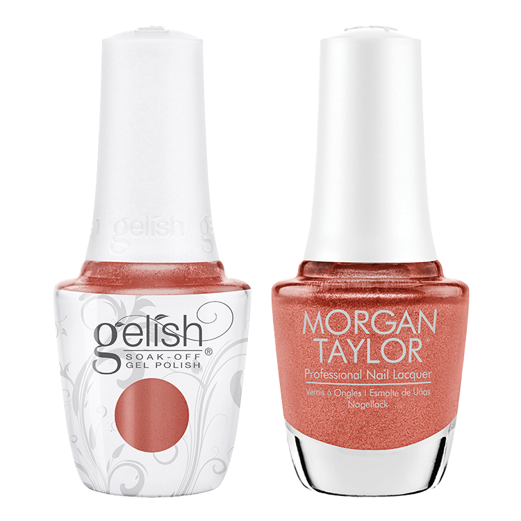 Gelish & Morgan Taylor Duo - Sunset My Heart on Fire .5 oz.