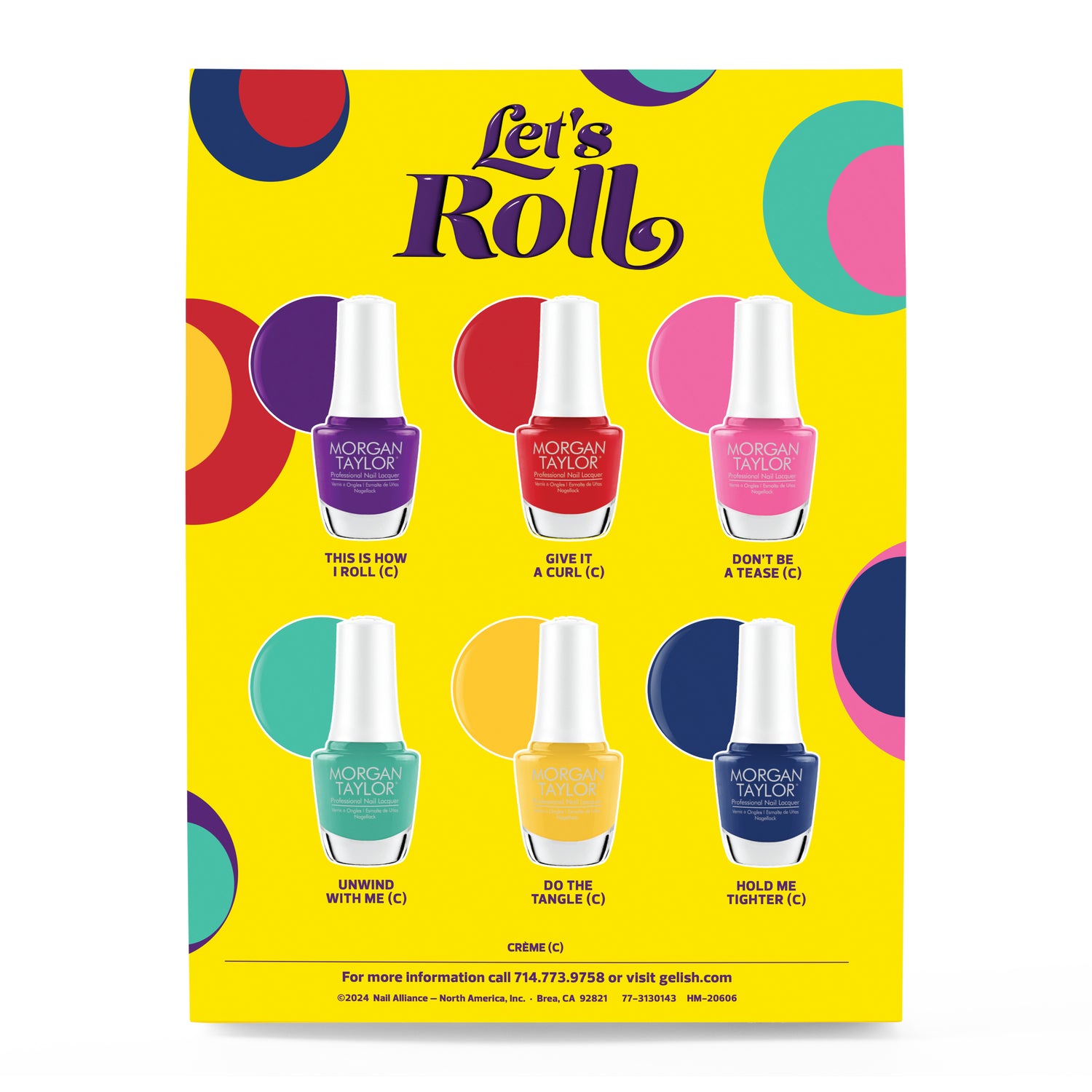 Morgan Taylor Nail Lacquer Let's Roll Collection Hold Me Tighter 0.5 oz. - PinkPro Beauty Supply