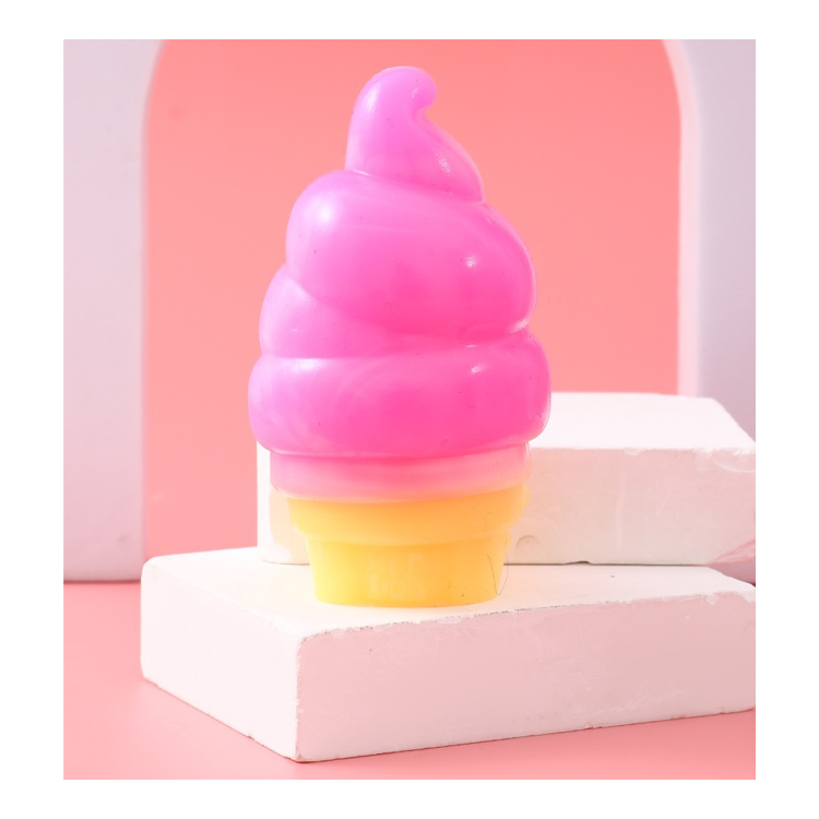 Squishy Ice Cream Cone - Pink