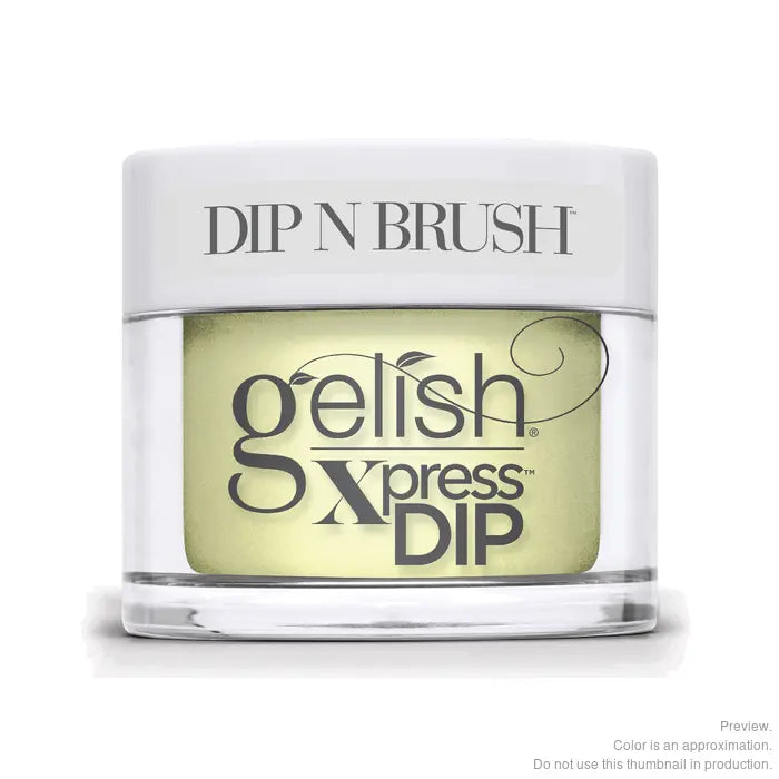 *Pre-Order*Gelish Xpress Dip Keep It Juicy Lemon Drop Lush 1.5 oz.